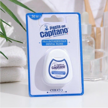 Pasta del Capitano Cerato nić dentystyczna do zębów woskowana 50 m