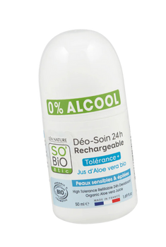 SO'BiO étic dezodorant w kulce naturalny do skóry wrażliwej z aloesem 50 ml