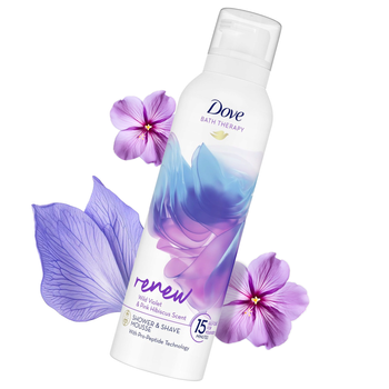 Dove Bath Therapy Renew Wild Violet mus do mycia ciała i golenia 200 ml