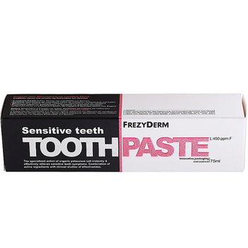 FrezyDerm Sensitive teeth 1450 ppm pasta do wrażliwych zębów 75 ml