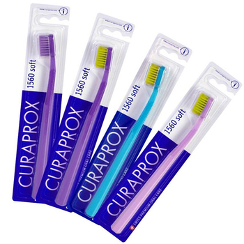 Curaprox CS 1560 Soft manualna szczoteczka do zębów Miękka Eco Pack