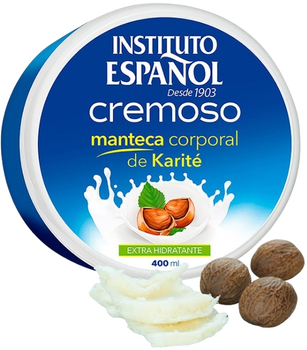 Nawilżający krem do ciała Instituto Espanol z shea i migdałem 400 ml