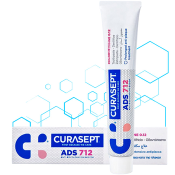 Curasept ADS 712 pasta do zębów w żelu z chlorheksydyną 0,12% 75 ml