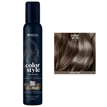 Pianka koloryzująca do włosów Indola Color Style Dark Ash 200 ml