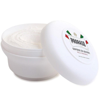Mydło do golenia w tyglu Proraso Linia Biała do skóry wrażliwej 150 ml