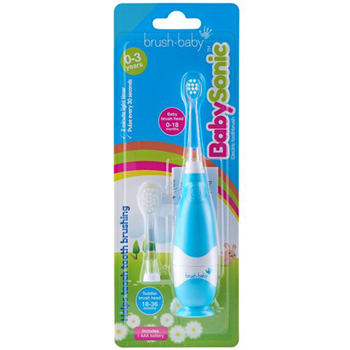 Brush-Baby BabySonic Soniczna szczoteczka dla dzieci 0-3 lat niebieska