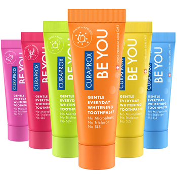Pasta do zębów wybielająca Curaprox Be You smak brzoskwini i moreli 60 ml