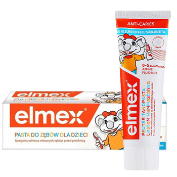 Elmex Ochrona Zębów Mlecznych pasta do zębów dla dzieci 0-5 lat 75 ml