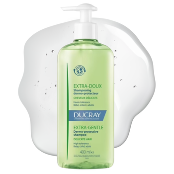 2x Ducray Extra Doux łagodny szampon nawilżający 400 ml