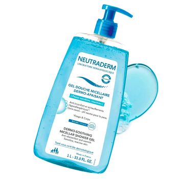 Neutraderm żel micelarny pod prysznic do skóry wrażliwej i reaktywnej 1000 ml