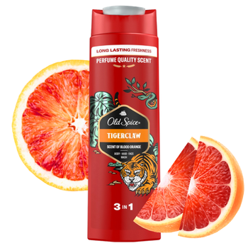 Old Spice Tigerclaw żel pod prysznic 3w1 męski 400 ml
