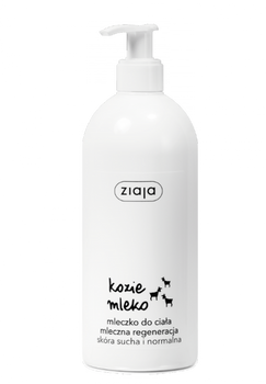 Mleczko do ciała regenerujące z pompką ZIAJA kozie mleko 400 ml
