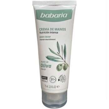 Krem oliwkowy nawilżający do rąk BABARIA Aceite de Oliva 75 ml