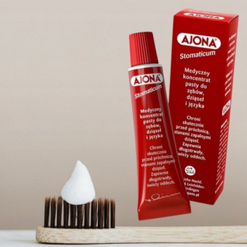 Ajona Stomaticum medyczny koncentrat pasty do zębów dziąseł i języka 25 ml