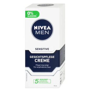 Nivea Men Sensitive 0% alkohol krem do twarzy 75 ml