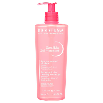 Żel oczyszczający BIODERMA Sensibio do mycia skóry wrażliwej twarzy 500 ml