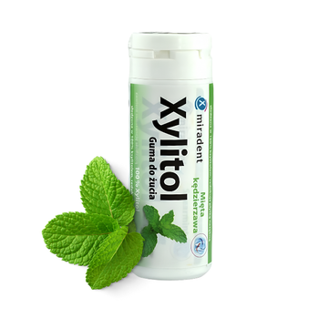 Miradent Xylitol guma do żucia mięta kędzierzawa 30 szt