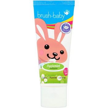 Pasta do zębów dla dzieci BRUSH-BABY 0-3 lat Jabłkowo-miętowa 50 ml