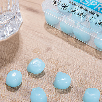 Zatyczki do uszu Haspro Moldable Earplugs EPUM-2 6 par niebieskie