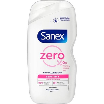 Sanex Zero Hypoallergenic Sensitive 0% alc żel pod prysznic 400 ml