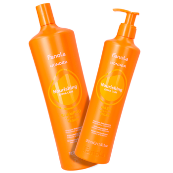 Fanola Wonder Nourishing maska do włosów 350 ml + szampon do włosów 1000 ml