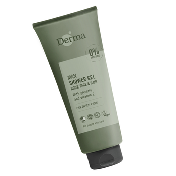 Derma Man bezzapachowy żel do mycia twarzy, ciała i włosów 350 ml