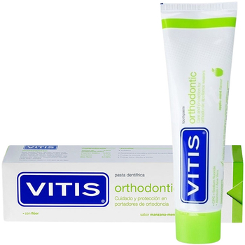 Pasta do zębów ortodontyczna VITIS Orthodontic jabłkowa 75 ml