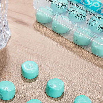 Zatyczki do uszu Moldable Earplugs Haspro EPUM-2 6 par zielone