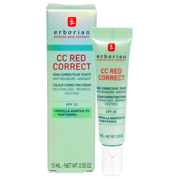 Erborian CC Red Correct SPF30 krem koloryzujący 15 ml