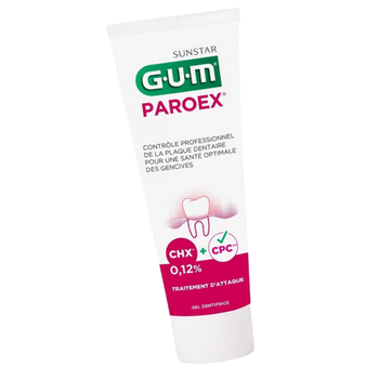 GUM Paroex pasta z chlorheksydyną 0.12% do zębów 2x75 ml