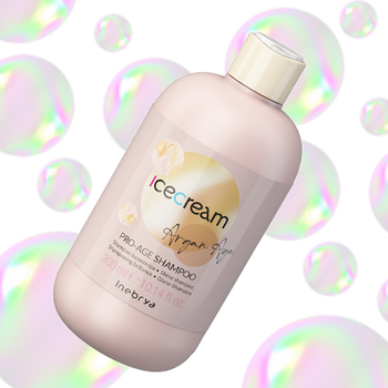 Szampon nabłyszczający Inebrya Ice Cream Pro-Age z olejem arganowym 300 ml