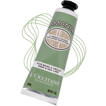 L'Occitane Amande Delicious Hands krem do rąk i paznokci 30 ml
