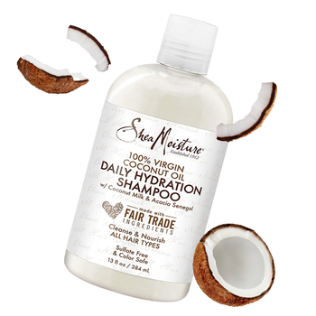 Shea Moisture Virgin Coconut Oil nawilżający szampon do włosów 384 ml