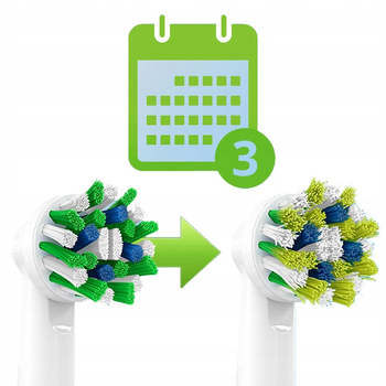 Oral-B EB50RB (White) Cross Action końcówki 8 szt