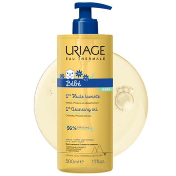 Uriage Bébé oczyszczający olejek do kąpieli dla dzieci 500 ml