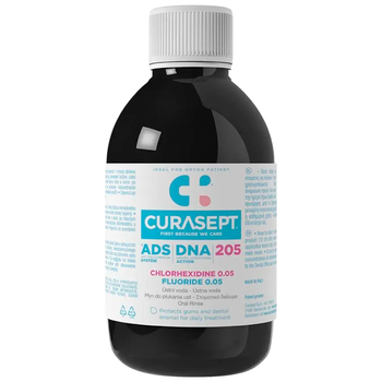 Curasept ADS 205 Chlorhexidine 0.05% płyn do płukania jamy ustnej 200 ml