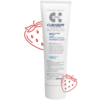Curasept Biosmalto Pro pasta-mus do zębów truskawkowa 50 ml