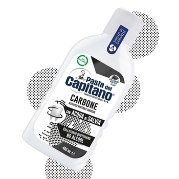 Pasta del Capitano Carbone płyn do płukania jamy ustnej 400 ml