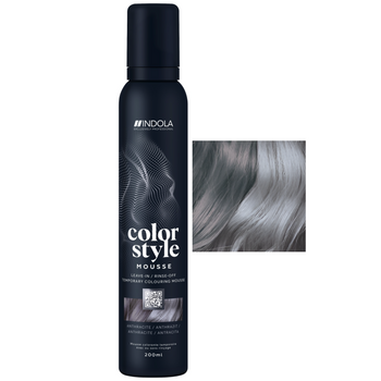 Pianka koloryzująca do włosów Indola Color Style Anthracite 200 ml