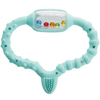 Curaprox Baby Zielony gryzak z grzechotką miękki na ząbkowanie 0-24 m