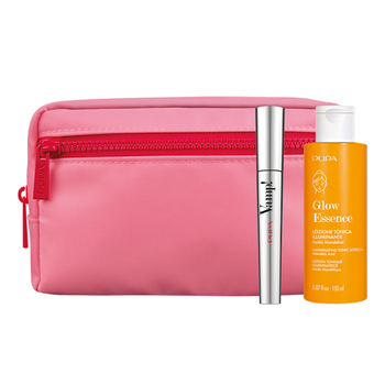 Pupa zestaw tusz Vamp! 100 9 ml + rozświetlający tonik Glow Essence 150 ml