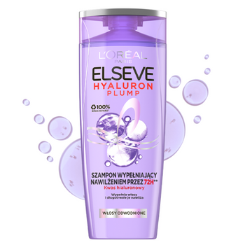 2x Szampon do włosów L’Oréal Elseve Hyaluron Plump 400 ml