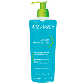 Bioderma Sebium żel do mycia twarzy oczyszczający 500 ml