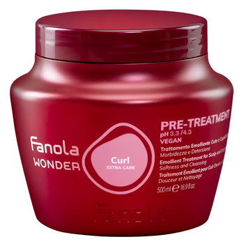 Fanola Wonder Curl Extra Care emolientowa kuracja do skóry głowy 500 ml