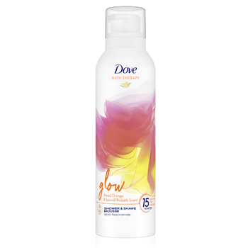 Dove Glow Blood Orange mus pod prysznic i do golenia 200 ml