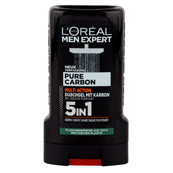 Żel pod prysznic L'Oréal Men Expert Pure Carbon 5in1 250 ml