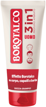 Borotalco Profumo Ambrato żel pod prysznic męski 3w1 200 ml