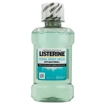 Listerine Cool Mint Mild płyn do płukania jamy ustnej 80 ml