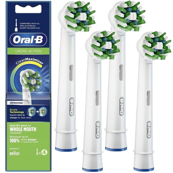 Oral-B EB50RB (White) Cross Action końcówki 4 szt
