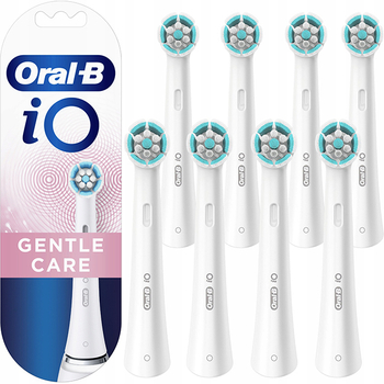 Oral-B iO Gentle Care White końcówki 8 szt